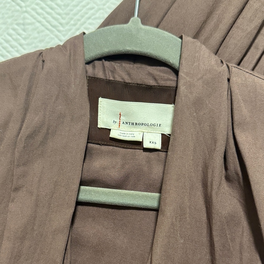 Tommie Cap-Sleeve Smocked Front-Zip Shirt Dress - Picture 2 of 4